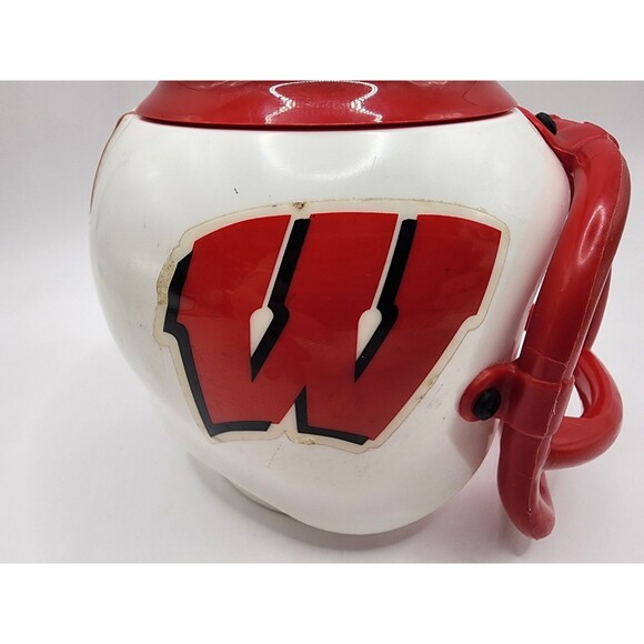 VTG Wisconsin Badgers 1994 Rose Bowl Football Helmet Plastic Mug Coozie 5" NCAA - Picture 5 of 9